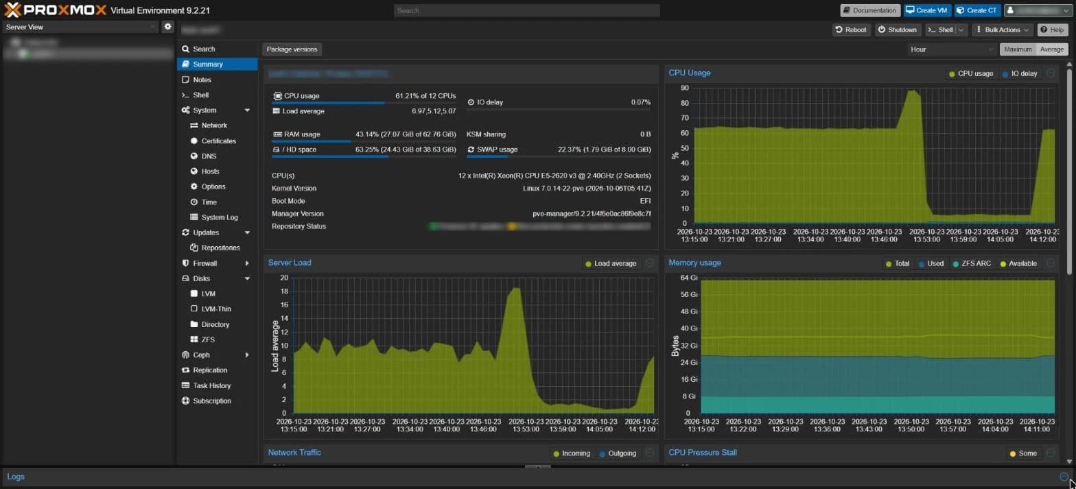 Proxmox- & ESXi-Server: Virtualisierungsinfrastruktur
